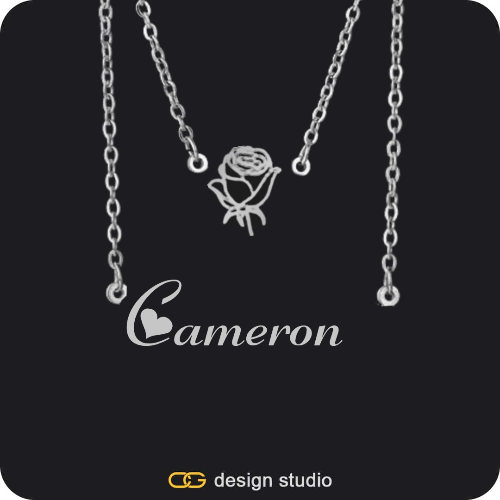 The Essential Name Necklace: Double Layer