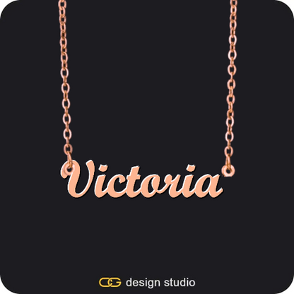 The Essential Name Necklace,Item Personalization,The Essential Name Necklace,The Vertical Name Necklace