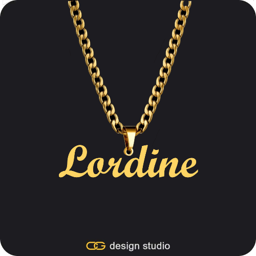 Custom Photo Pendant - Gold / Circle (4 cm) / Cuban (5mm),The Essential Name Necklace: Looped,Item Personalization