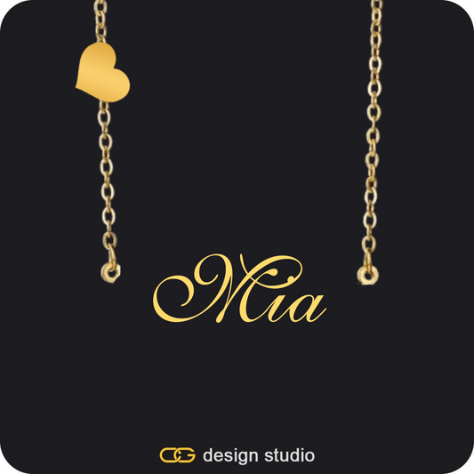 The Essential Name Necklace: Charm