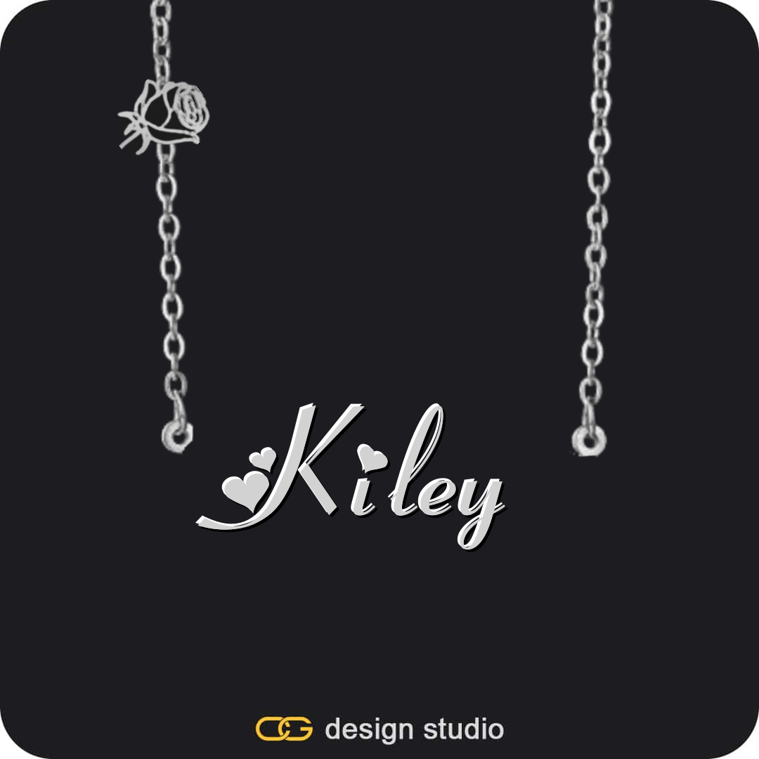 The Essential Name Necklace: Charm