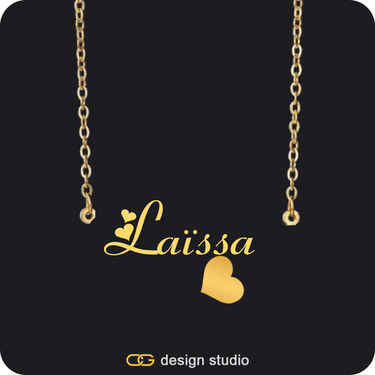 The Essential Name Necklace: Charm