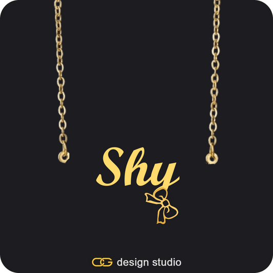 The Essential Name Necklace: Charm