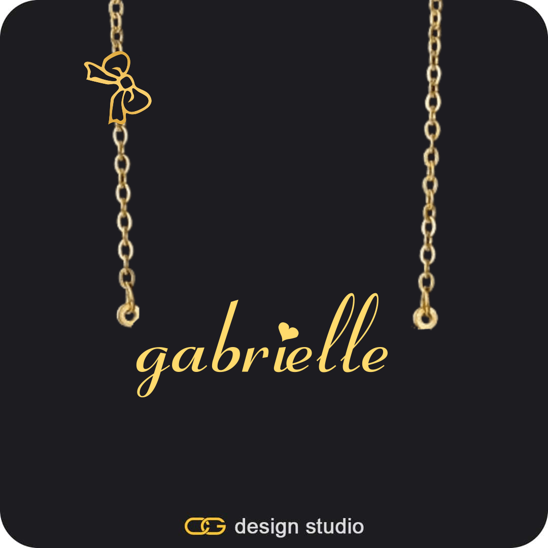 The Essential Name Necklace: Charm