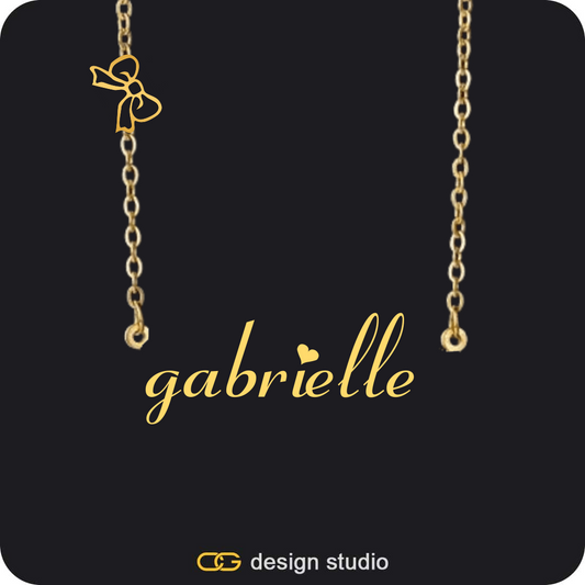 The Essential Name Necklace: Charm