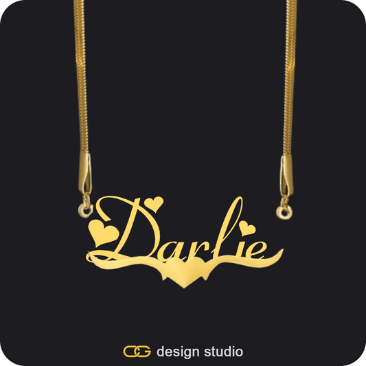 The Essential Name Necklace: Underline,Item Personalization