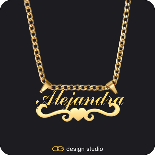 The Essential Name Necklace: Underline,The Essential Name Necklace