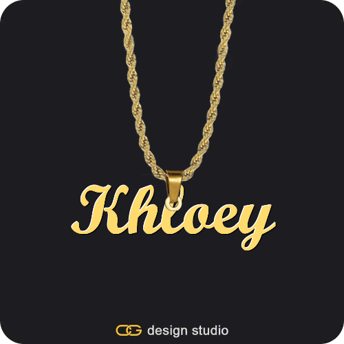 The Essential Name Necklace,Item Personalization