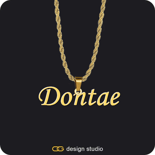 The Essential Name Necklace,Item Personalization