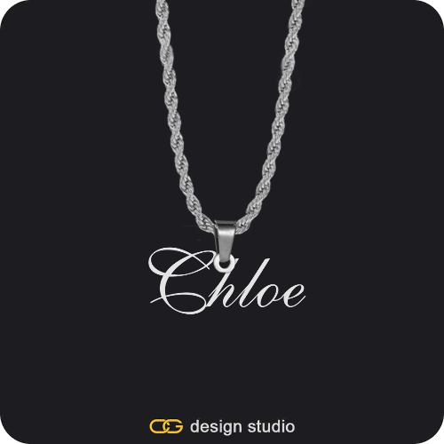 The Essential Name Necklace: Looped,Item Personalization,The Essential Stud Name Earrings