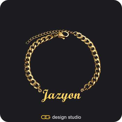 The Essential Name Necklace: Looped,Item Personalization,The Essential Name Bracelet,The Essential Name Bracelet,The Essential Name Bracelet