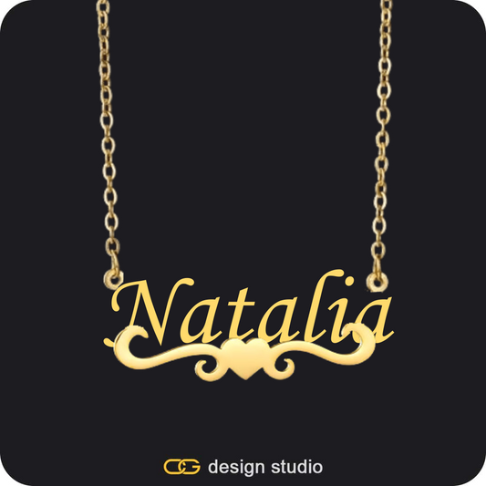 The Essential Name Necklace: Underline