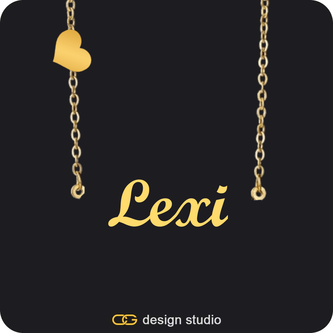 The Essential Name Necklace: Charm