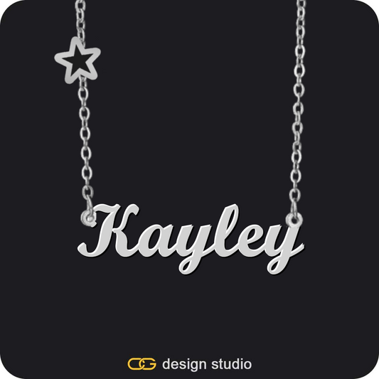 The Essential Name Necklace: Charm