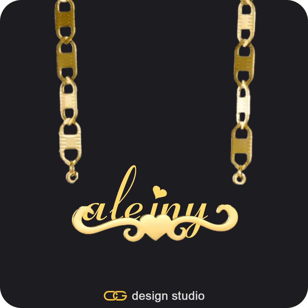 The Essential Name Necklace: Underline,Item Personalization