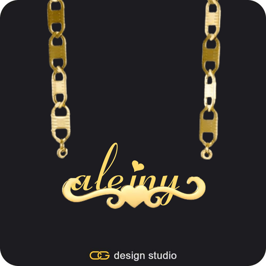 The Essential Name Necklace: Underline,Item Personalization