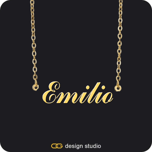 The Essential Name Necklace: Double Layer,The Essential Name Necklace