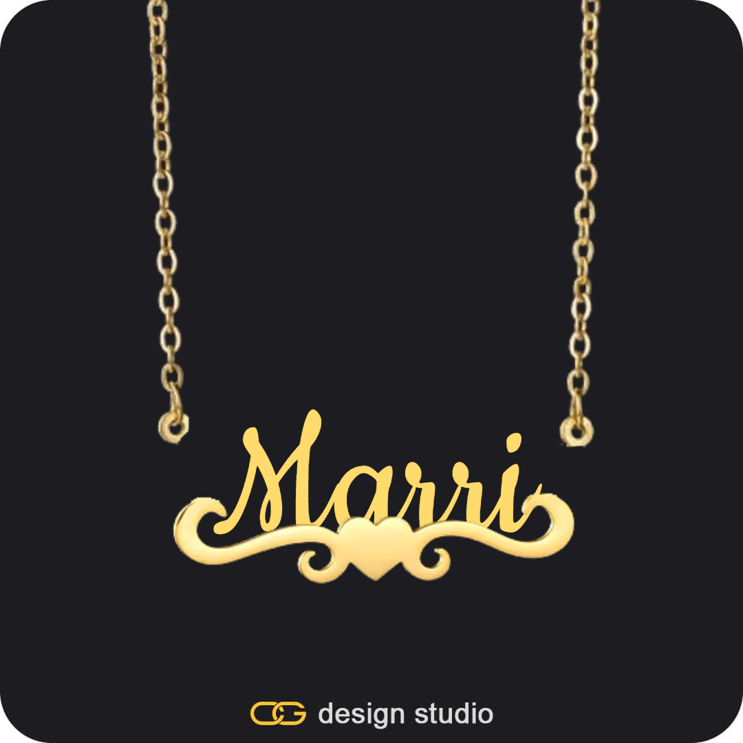 Butterfly initial necklace - H,The Essential Name Necklace: Underline