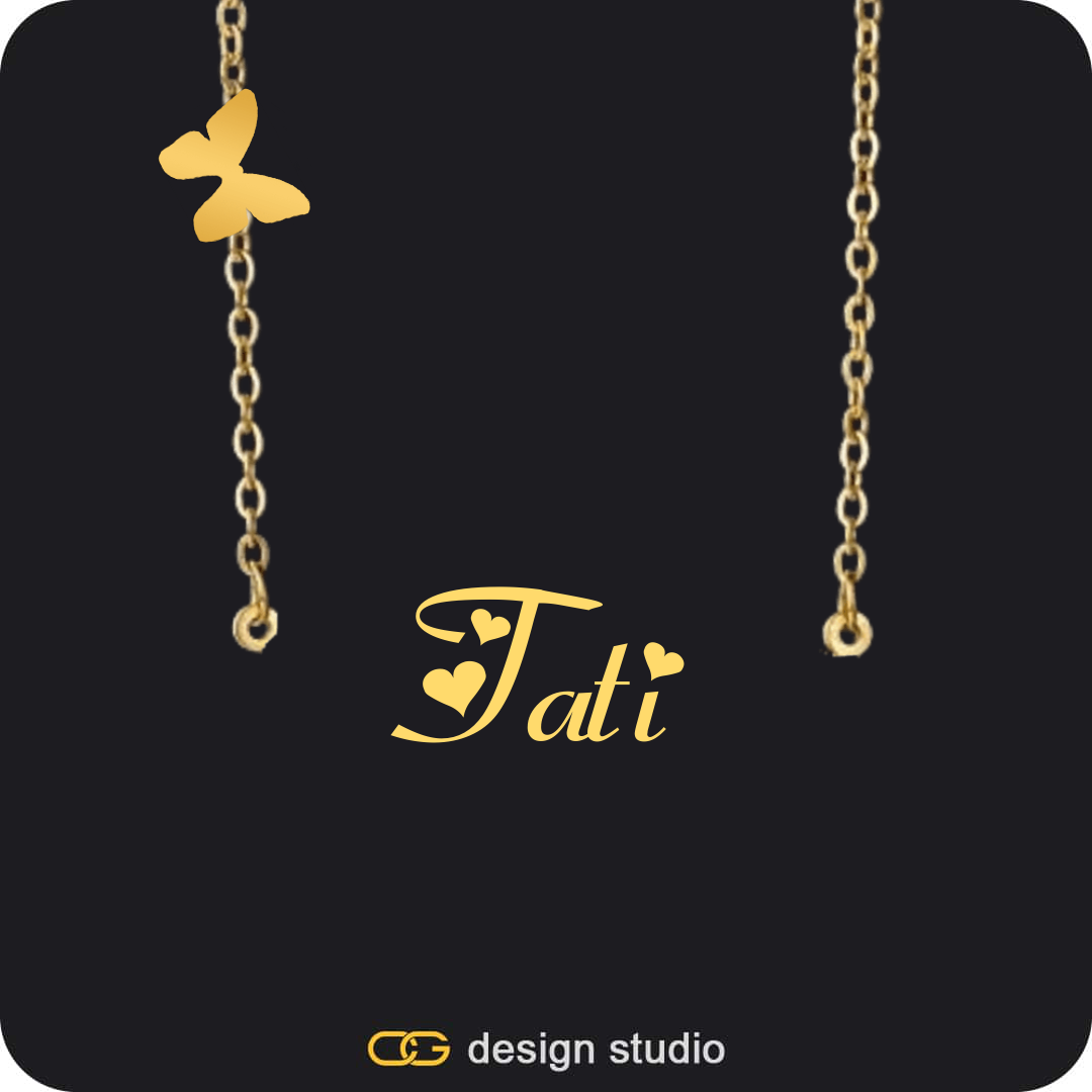 The Essential Name Necklace: Charm