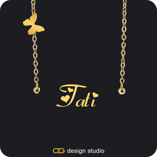 The Essential Name Necklace: Charm