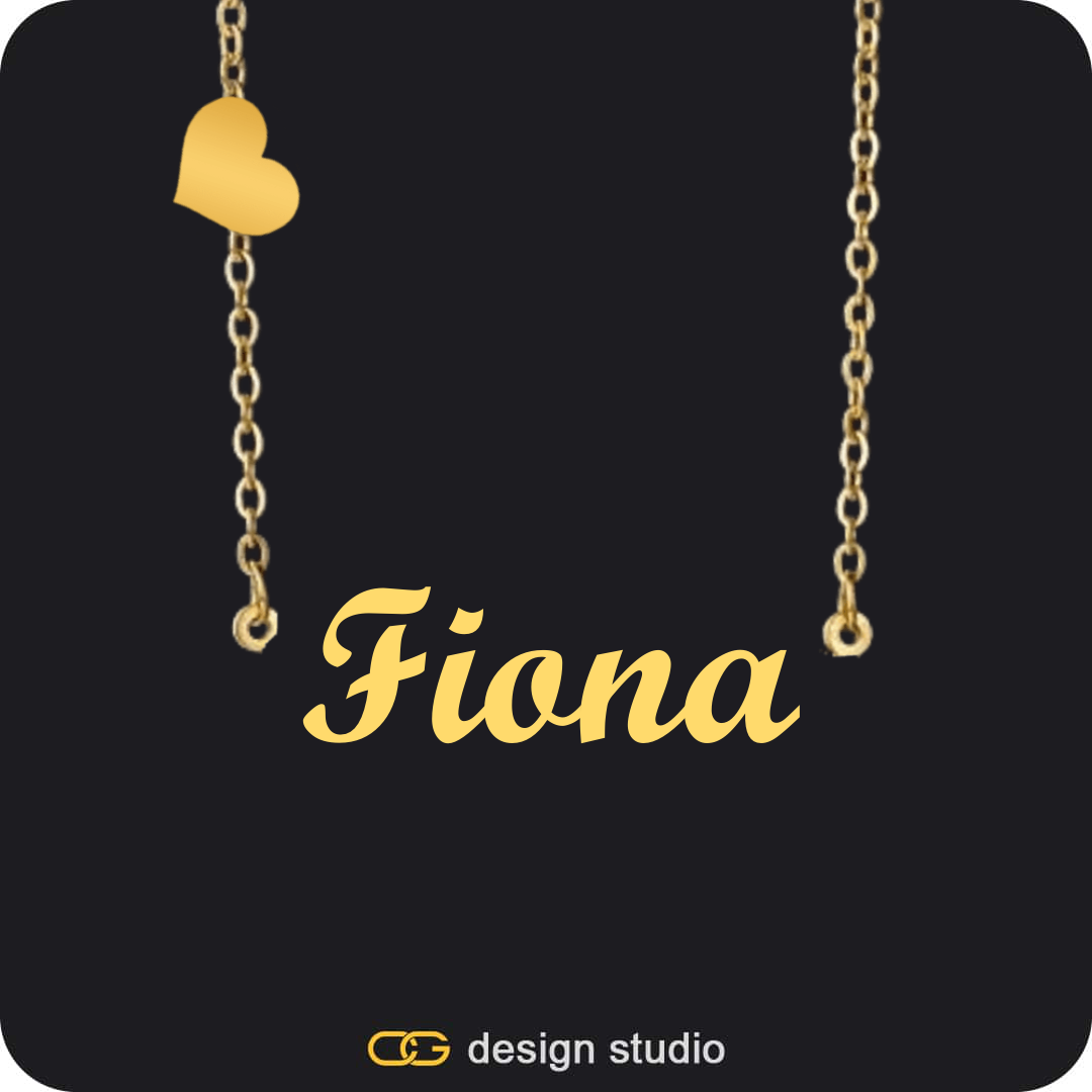 The Essential Name Necklace: Charm