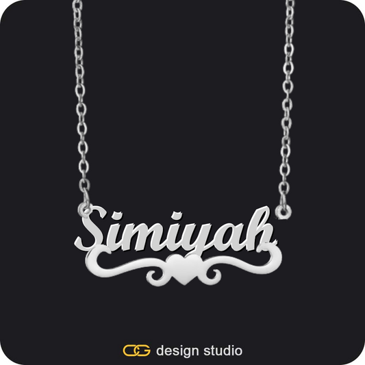 The Essential Name Necklace: Underline