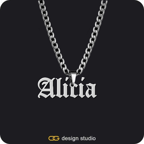 The Essential Name Necklace,Item Personalization