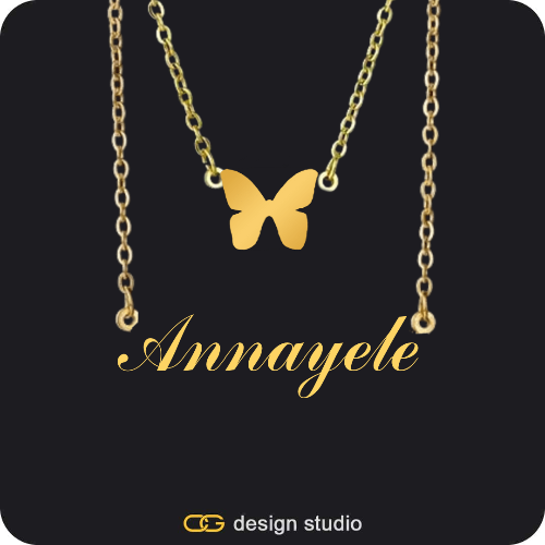 The Essential Name Necklace: Double Layer,The Essential Name Necklace: Double Layer