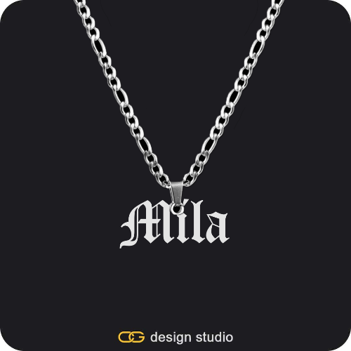 The Essential Name Necklace: Looped,Item Personalization