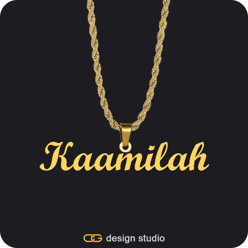 The Essential Name Necklace: Looped,Item Personalization