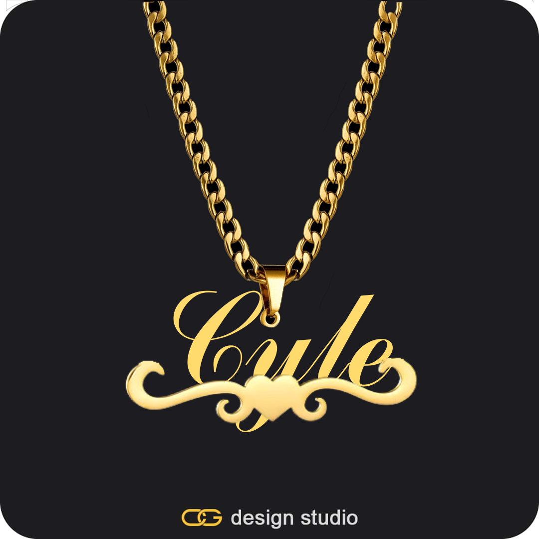 The Essential Name Necklace: Underline,Item Personalization