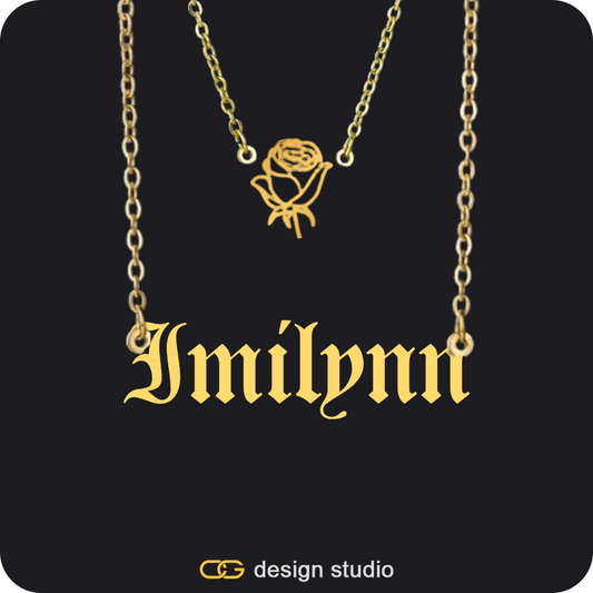 The Essential Name Necklace: Charm,Item Personalization