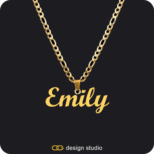 The Essential Name Necklace: Looped,Item Personalization