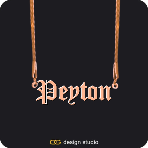 The Essential Name Necklace,Item Personalization