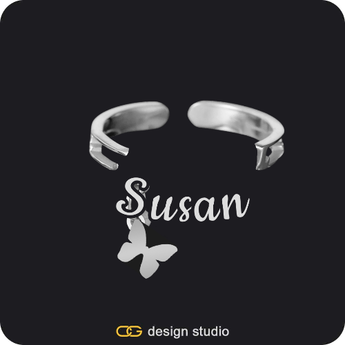 The Charm Name Ring,The Essential Name Anklet