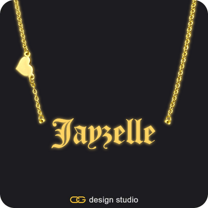 The Essential Name Ring,The Essential Name Necklace: Glitter