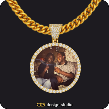 Custom Photo Pendant,Chain Upgrade - 5mm Cuban
