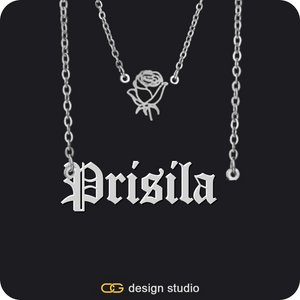 The Essential Name Necklace: Charm,Item Personalization
