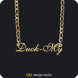 The Essential Name Necklace,Chain Upgrade - Figarro
