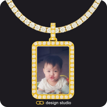 Chain Upgrade - Tennis,Pendant Upgrade - Rectangle Pendant,Custom Photo Pendant