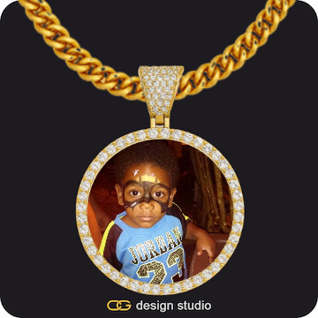 Custom Photo Pendant,Chain Upgrade - 5mm Cuban