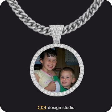 Custom Photo Pendant,Chain Upgrade - 5mm Cuban