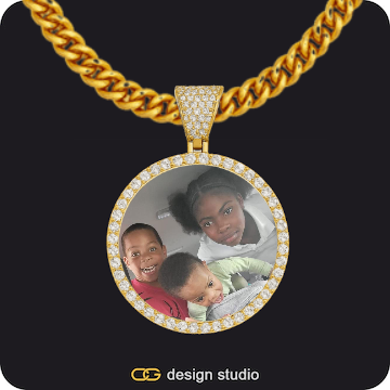 Custom Photo Pendant,Chain Upgrade - 5mm Cuban