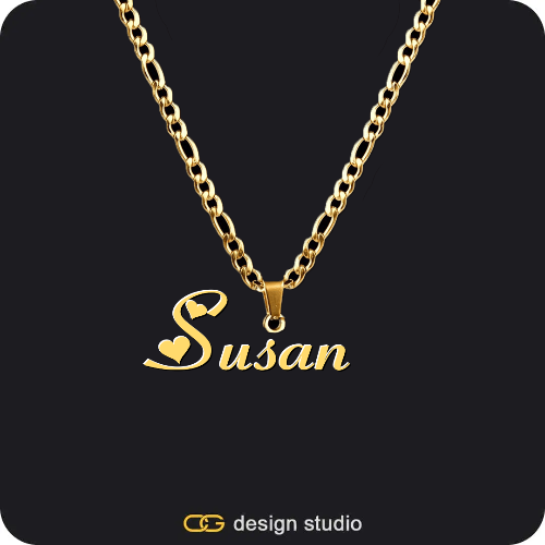 The Essential Name Necklace,Chain Upgrade - Figarro