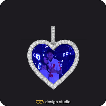 Custom Photo Pendant,Chain Upgrade - 10mm Cuban