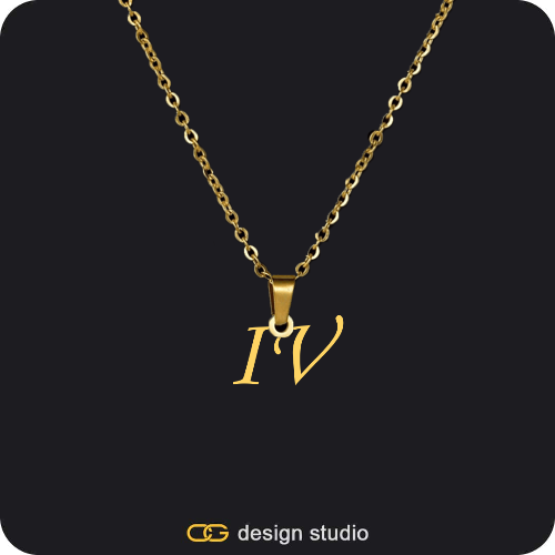 The Essential Name Necklace: Looped