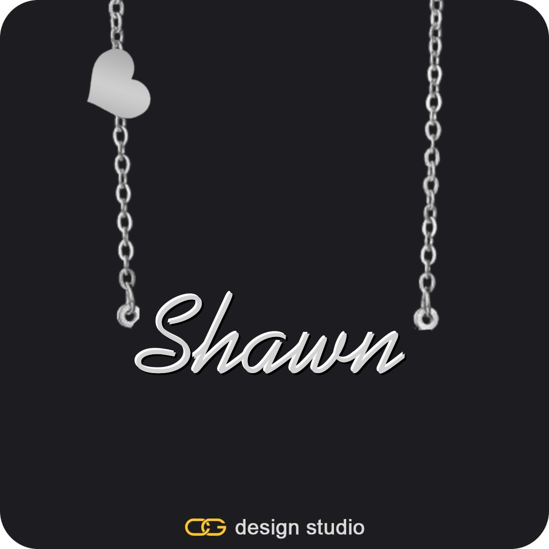 The Essential Name Necklace: Charm