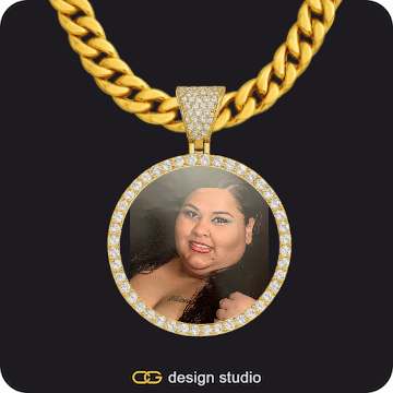 Custom Photo Pendant,Chain Upgrade - 10mm Cuban