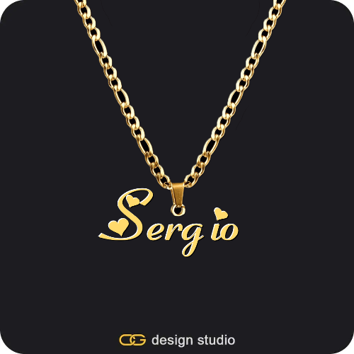 The Essential Name Necklace,Chain Upgrade - Figarro