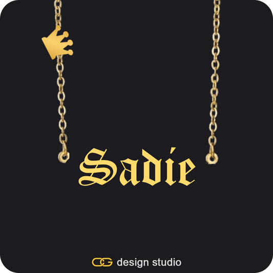 The Essential Name Necklace: Charm